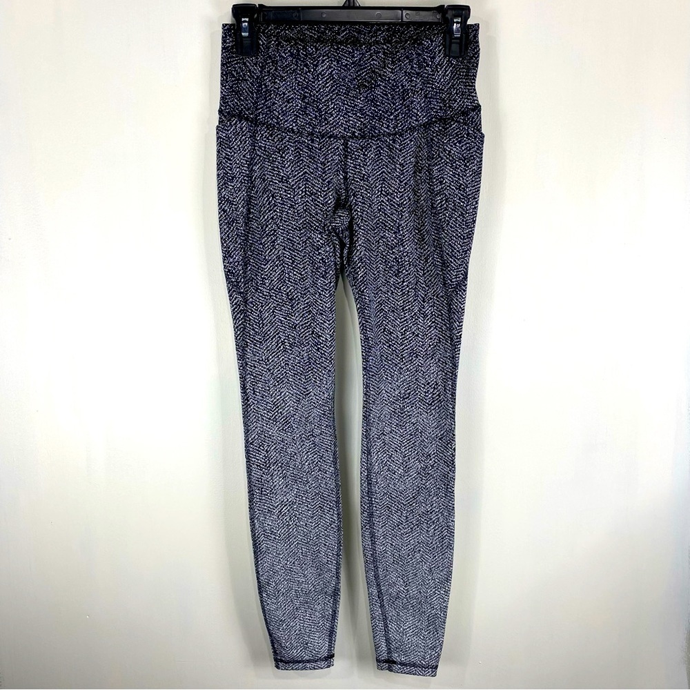 All In Motion Full Length Printed Pattern Stretchy High Waisted Leggings Size XS